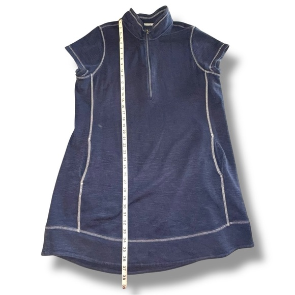 TOMMY BAHAMA Tobago Bay Half-Zip Short-Sleeve Dress - XL Ocean Blue - Picture 8 of 13
